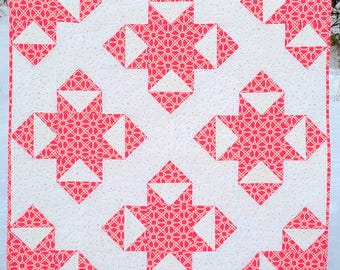 Night Sky Quilt Pattern – Two-Fabric Modern Quilt (PDF Download)