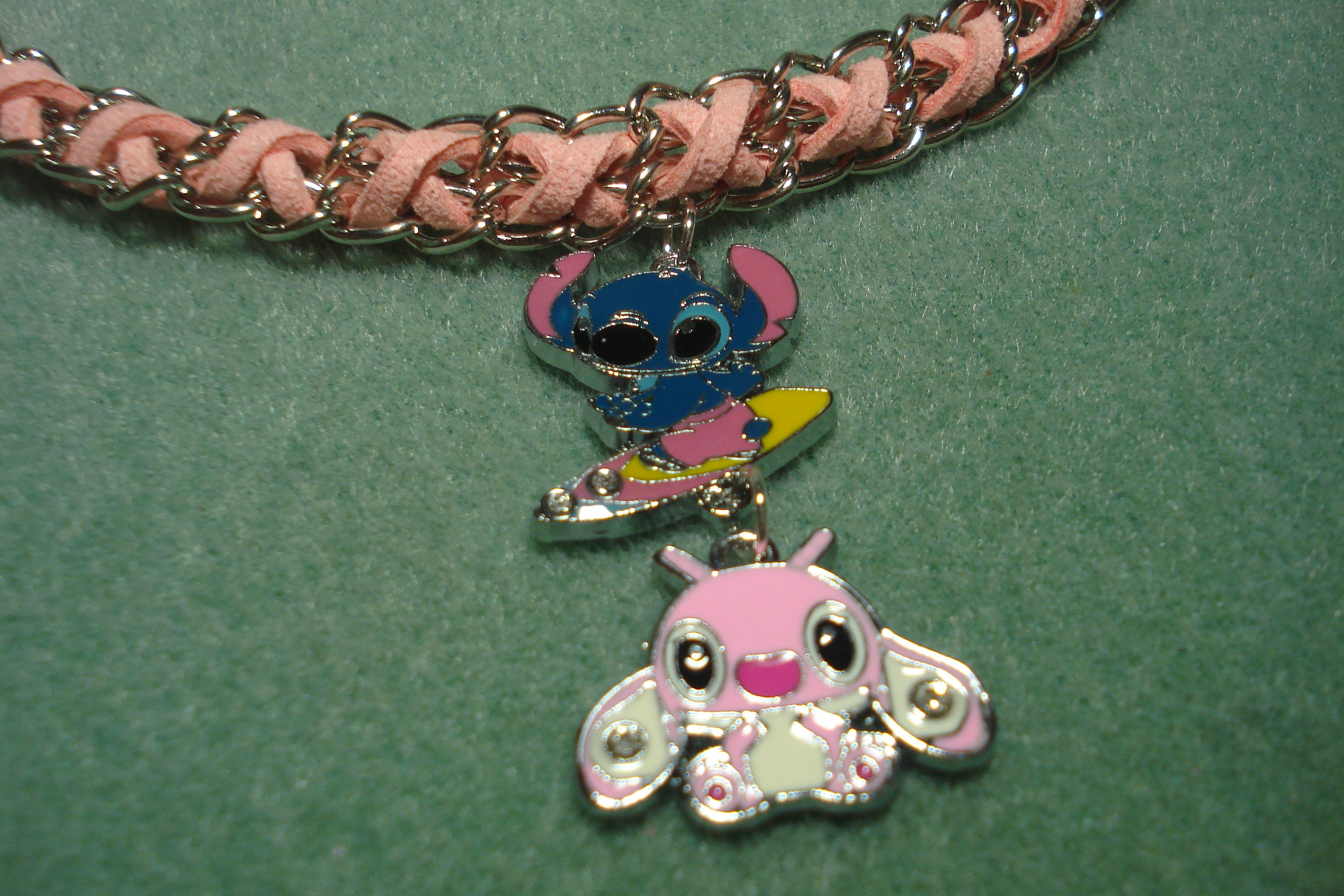 Lilo and Stitch Inspired Stitch and Angel Charm Necklace Etsy