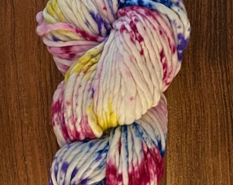 Malabrigo Rasta Super Bulky Hand Kettle Dyed 100% Pure Merino wool yarn Made in Peru #178 UNICORN BARK