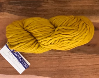 Malabrigo Rasta Super Bulky Hand Kettle Dyed 100% Pure Merino wool yarn Made in Peru #035 Frank Ochre