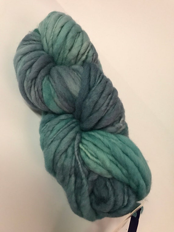 Malabrigo Aquarella Thick and Thin Hand Painted Pure wool Super Bulky yarn Made in Peru #14 Yi