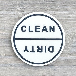 Dishwasher Magnet | Clean Dirty Reversible Kitchen Magnet