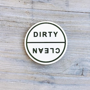 Aimant pour lave-vaisselle | Aimant de cuisine réversible propre et sale