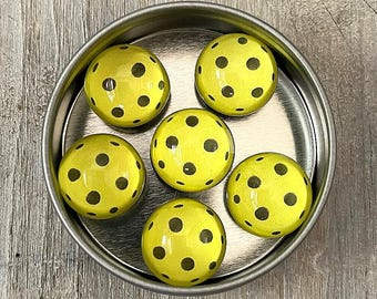 Pickleball Fridge Magnets | Set of Six | Activity Calendars | Super Strong | Kitchen Magnets