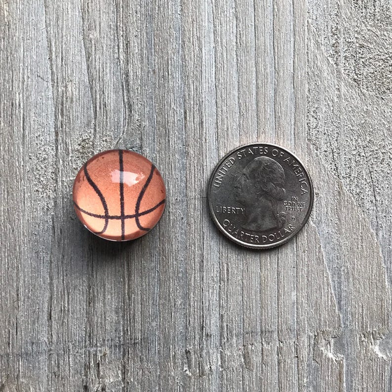 Glass Basketball Set of 6 Fridge Cute Gift Etsy