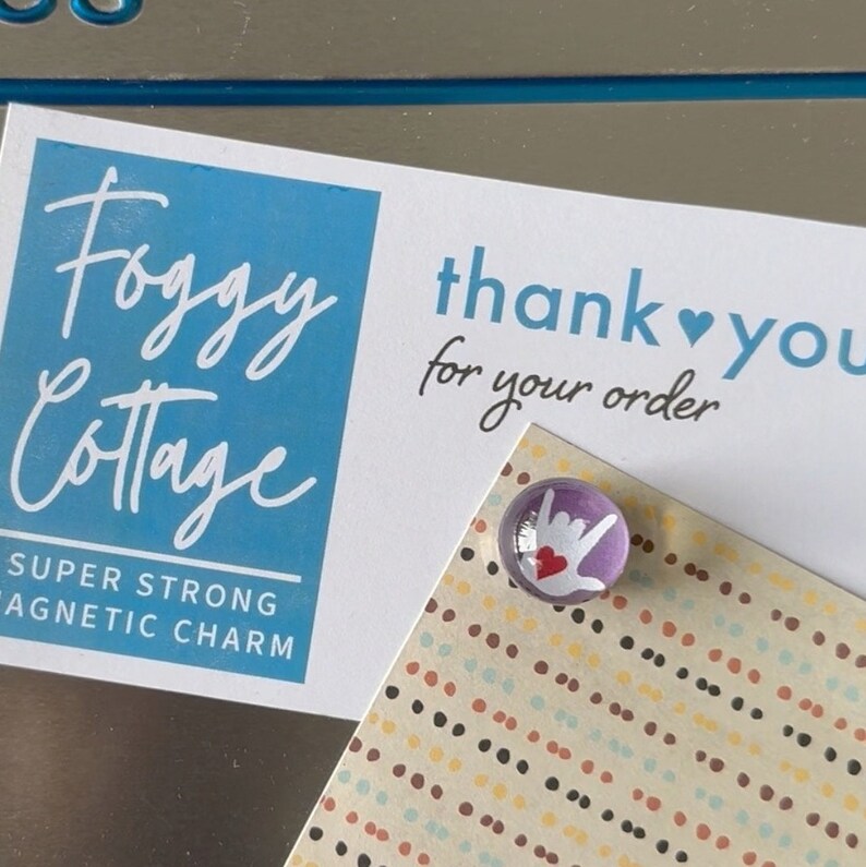 ASL Sign Language Fridge I Love You Set of Six Activity