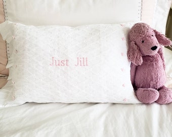 CLOSE OUT -  Faux Smocked Pillow/Ruffle Smocked Pillow/Boudoir Pillow/Nursery Pillow/Baby Pillow/