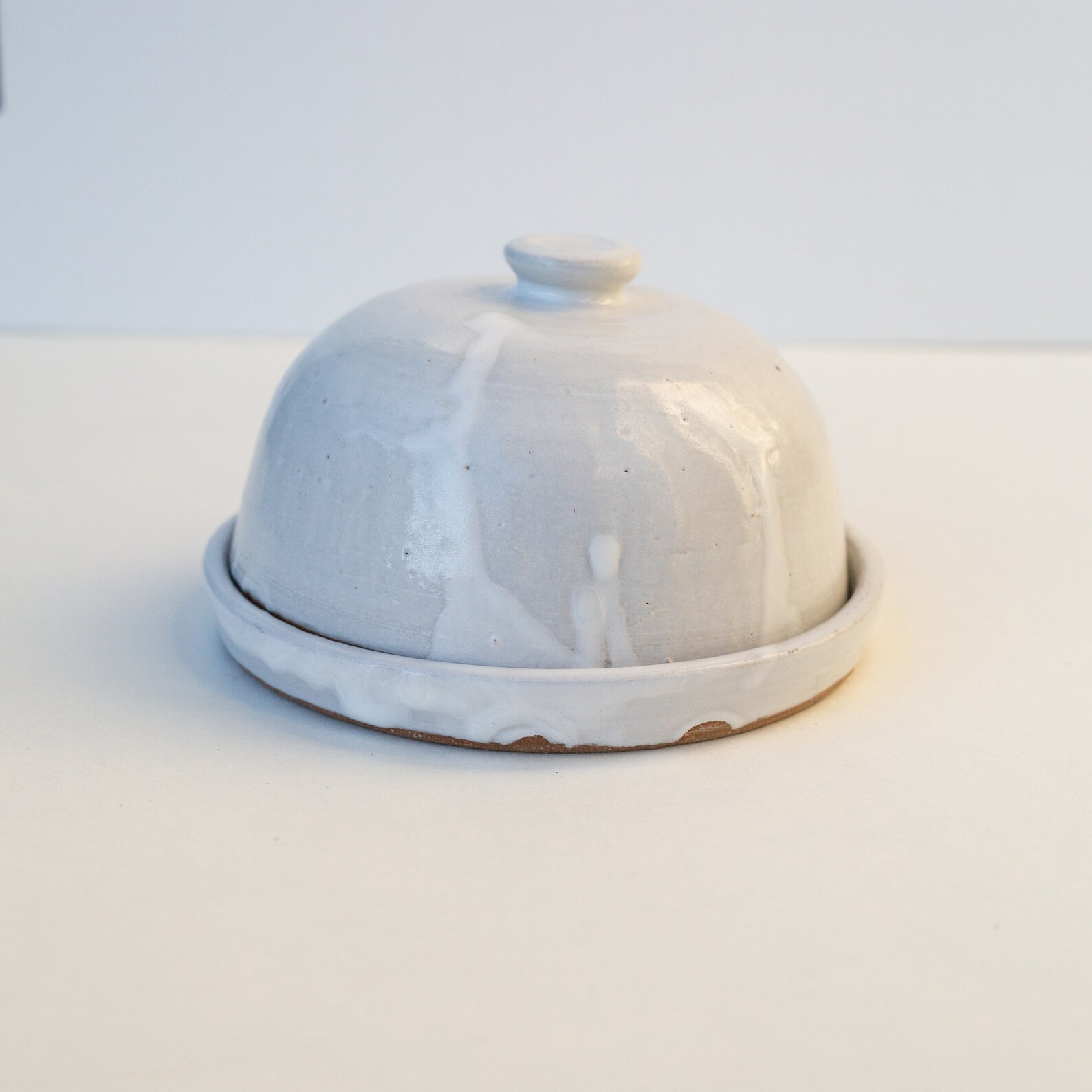 Rustic Flat White Butter Bell Etsy