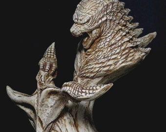 Kiss of Death Godzilla vs MUTO 2014 statue sculpture Kaiju