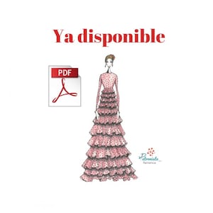 Liatris flamenco dress - pattern to make your dress from scratch
