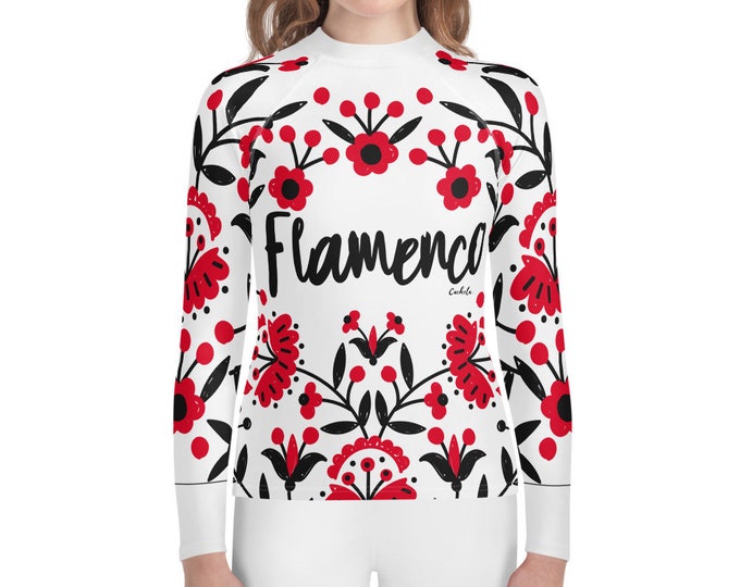 Flamenco teen compression shirt