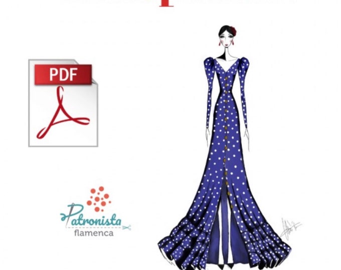 Begonia flamenco dress - dress to make from scratch