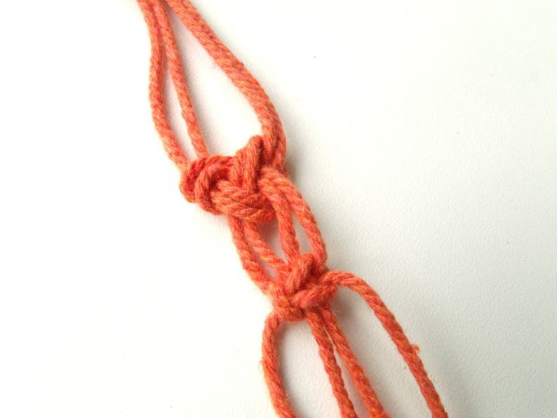 10m Macramé Ficelle Ø 2mm Corde Fil Cordon de Coton Orange image 1