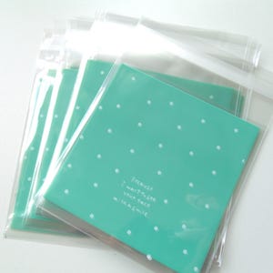 10 Pouches 2 Sizes Transparent Gift Bags image 2