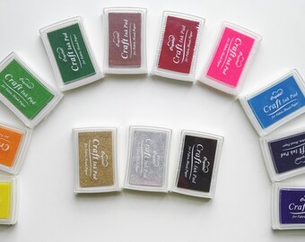 Encre Encreur Mousse Couleurs Unis Pour Tampons