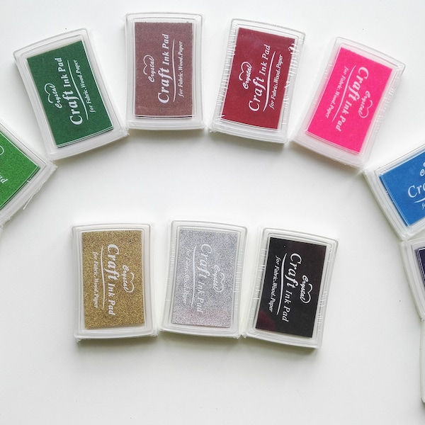 Encre Encreur Mousse Couleurs Unis Pour Tampons