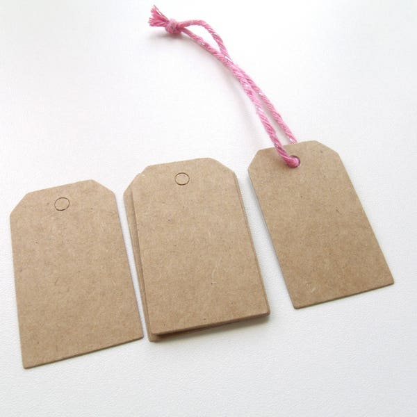 Tags 3cm*5cm Étiquettes Américaines Kraft Petites Taille