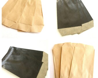 100 pouches 7 cm * 11 cm Kraft gift bags