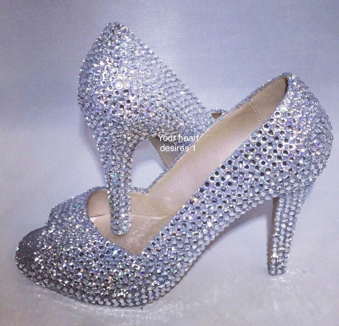 14 Best Sparkly Wedding Shoes in Crystals, Glitter & Rhinestones