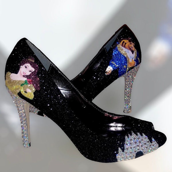 beauty and the beast heels