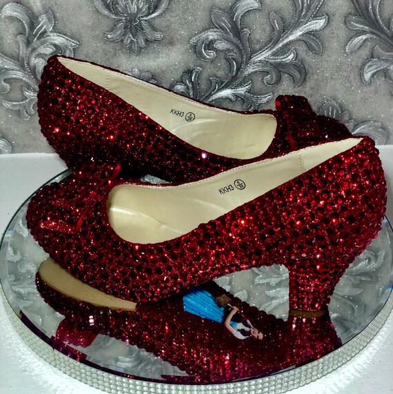 Zapatos rojo rubí zapatillas rubí mago de oz Dorothy zapatos | Etsy México