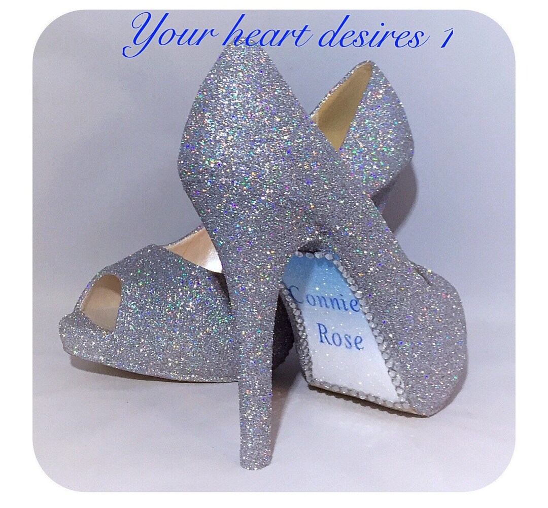 personalised wedding heels