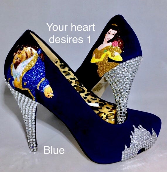 Beast Crystal Castle Wedding Heels 