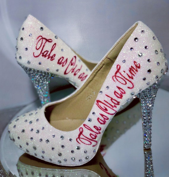 Beauty and the beast shop wedding shoes