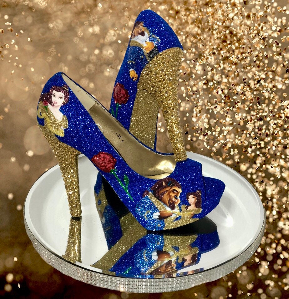 Belle from beauty shop and the beast shoes