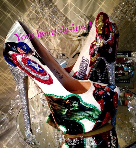 marvel wedding shoes
