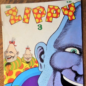 Zippy Comic #3.  1980.  Underground Comic.  Dark Humor.