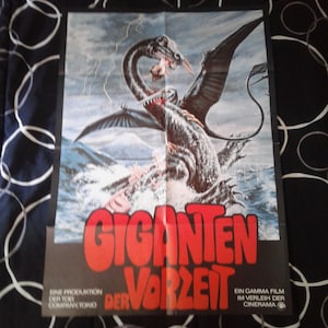Legend of Dinosaurs & Monster Birds.  Turkish monster movie poster.  1977.