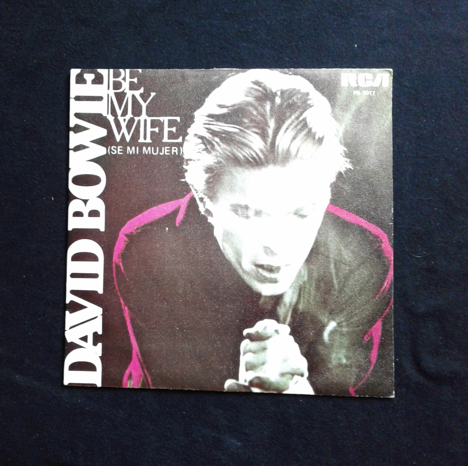 David Bowie "Be My Wife" B/W "Speed Of Life"  Spanish vinyl 45 record. 1977.  Berlin Trilogy/Electronic Rock/Art Rock.