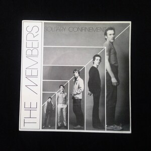 The Members &quot;Solitary Confinement&quot; British vinyl 45 record. 1978.  Punk