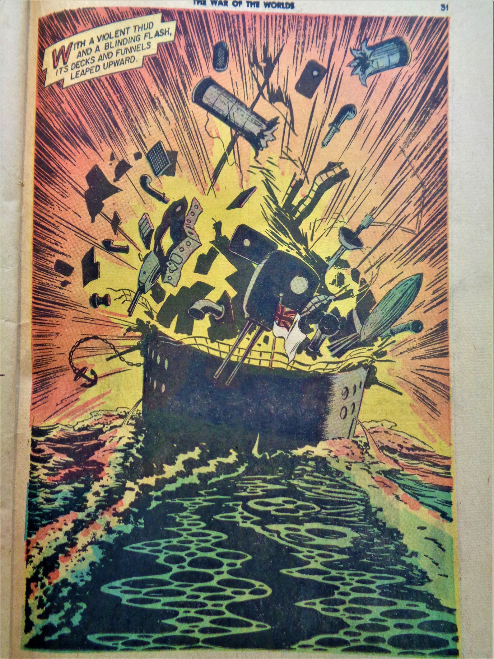 Classics Illustrated War Of The Worlds Comic. | Etsy