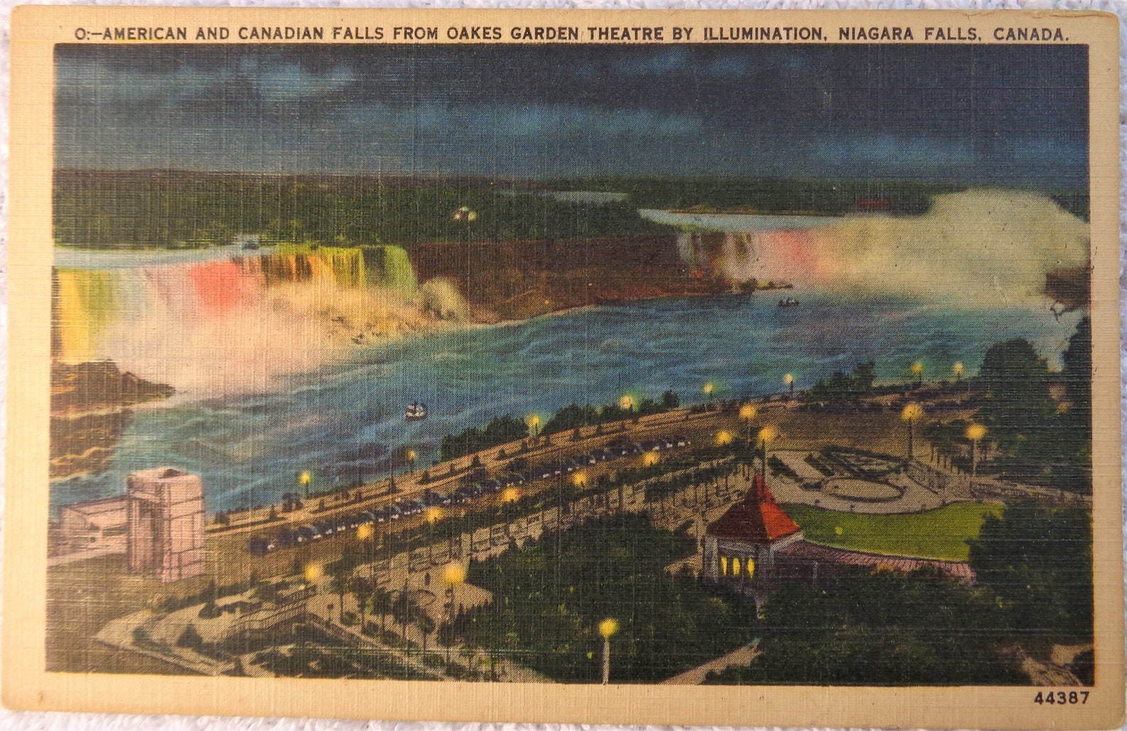 10 Vintage Niagara Falls Linen Postcards From the 1930’s. - Etsy UK