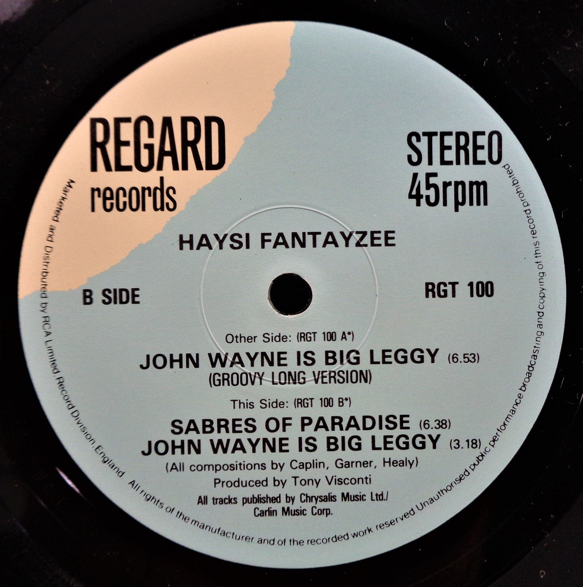 Haysi Fantayzee John Wayne Is Big Leggy