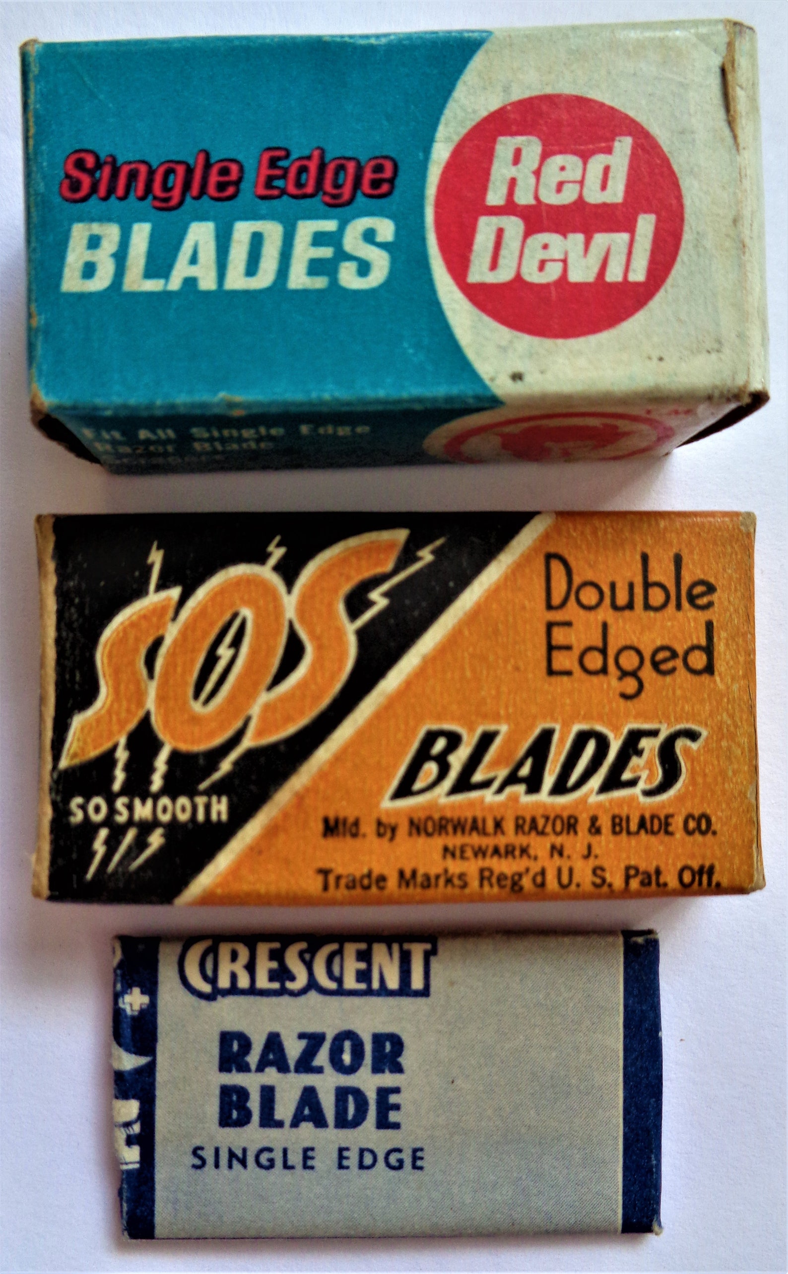 Assortment of 15 Vintage Razor Blades in Their Original Etsy