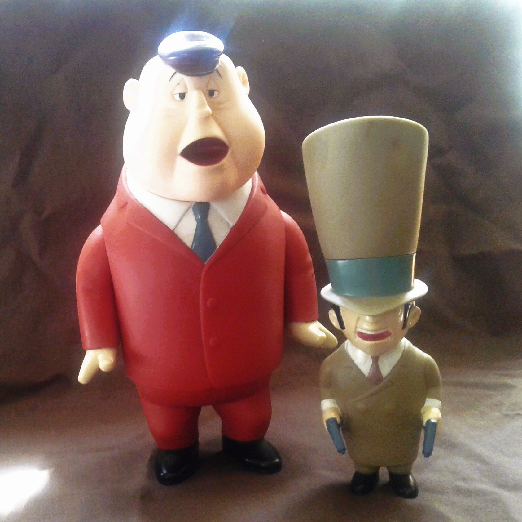 Mugsy & Rocky Looney Tunes Vinyl Figures. Warner Brothers