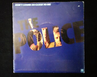 The Police "Don't Stand So Close To Me" Funda de póster británico, disco de vinilo 45.  1980 New Wave/Pop/Rock.
