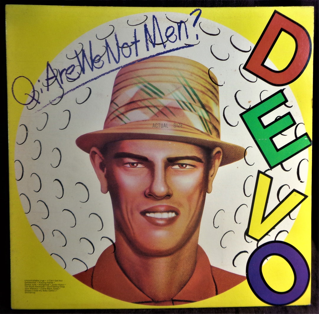 DEVO are We Not Men Canadian Vinyl Record Album. 1978.