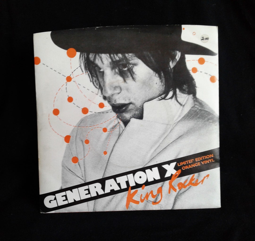 Generation X king Rocker. British Orange Vinyl 45 - Etsy Canada