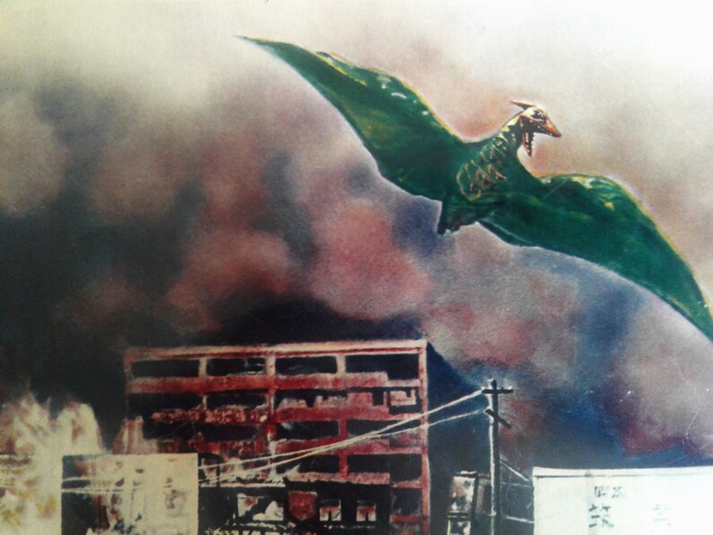 Rodan-original Lobby Card for the Movie. 1957. A TOHO Production. - Etsy