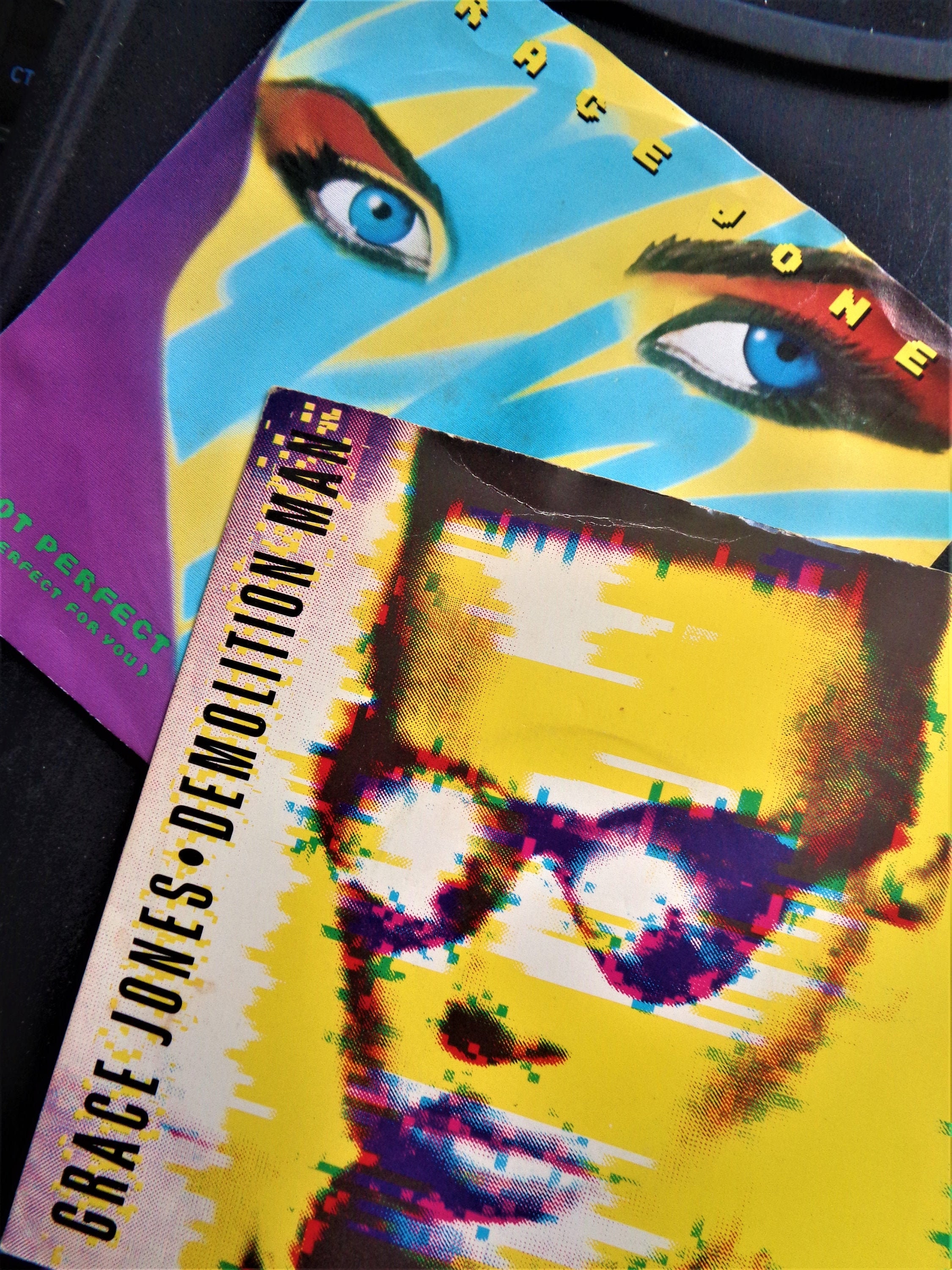2 Grace Jones Singles. 