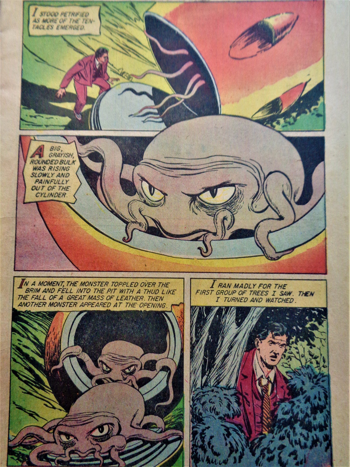 Classics Illustrated War Of The Worlds Comic. | Etsy