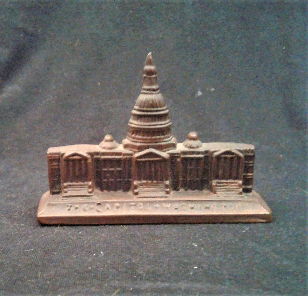 US Capitol Building. Metal Souvenir. 1950's. Etsy