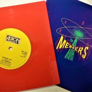 2 Melons Singles &quot;Radio&quot; & &quot;Working Girl&quot;  British vinyl 45 records.  1982/1983.