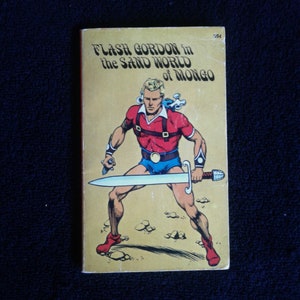 Flash Gordon in the Sand World of Mongo.  Paperback book.  1976.
