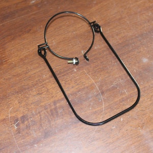 Mason Jar Handle - Wire Hanger - Black, Metal, Fits Quart Size Mason Jars Regular Mouth,