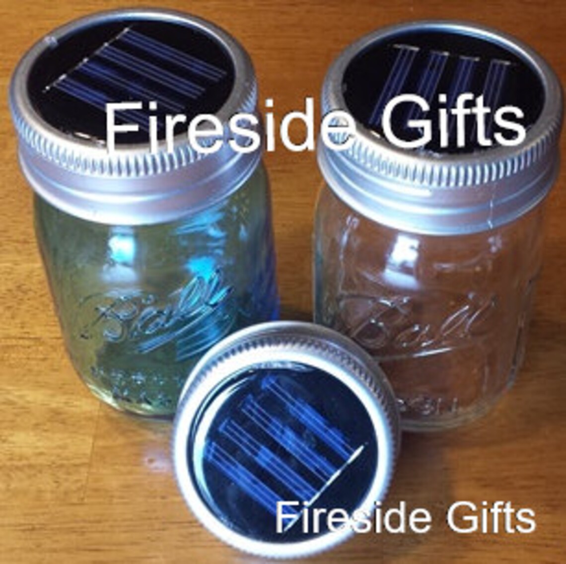Mason Jar Solar Lid Light Color Changing LED solar mason Etsy